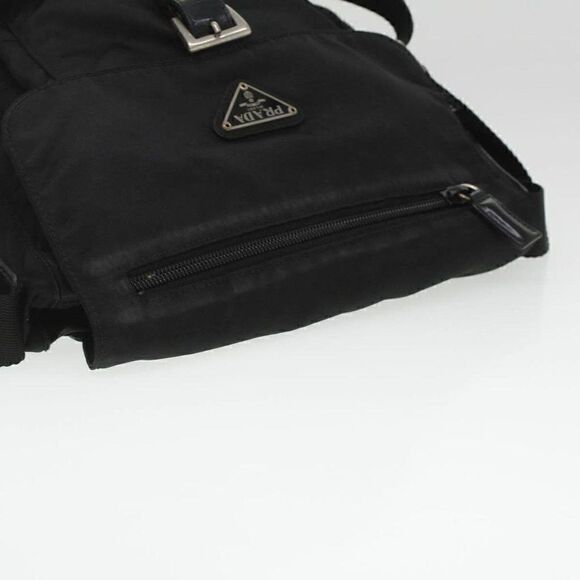 PRADA Shoulder Bag Nylon Black - Picture 6 of 15